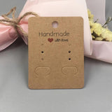 50pcs Earring Display Cards for Hanging Earrings Studs Eardrops