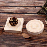 Wood Bangle Bracelet Earings Rings Jewelry Wrist Watch Display Rack Holder