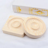 Wood Bangle Bracelet Earings Rings Jewelry Wrist Watch Display Rack Holder