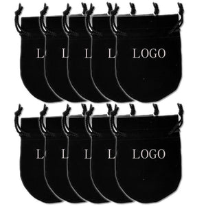 10PCS Flannel Bag Pouch Jewelry Organizer Packaging