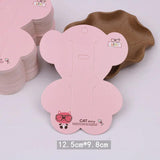 50pcs Barrettes Hairpins Display Cards Hair Clip Packaging