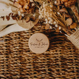 Personalised Wooden Wedding Ring Box Proposal Valentine Gift