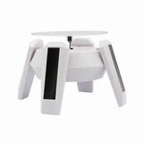 Solar Display Stand Turntable Phone Holder with LED Light