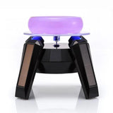 Solar Display Stand Turntable Phone Holder with LED Light