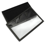 100 Slots Ring Jewelry Display Tray Show Case Organizer Box Storage Holder