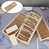 Wood Headband Holder Hair Accessory Scrunchie Chains Bracelets Stand