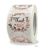 500 Thank You Sticker Roll Envelope Sealing Jewelry Packing Small Business