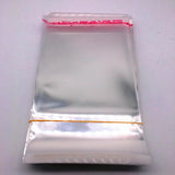100pcs 10x18cm Resealable Poly Bag Transparent Opp Bag Plastic Bags