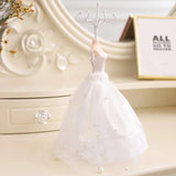 Lady Mannequin Dress Gown Earring Jewelry Display Stand Holder