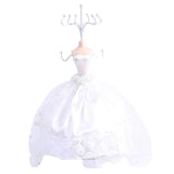 Lady Mannequin Dress Gown Earring Jewelry Display Stand Holder