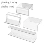 Acrylic Earrings Display Stand Transparent Showcase