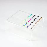 Acrylic Earrings Display Stand Transparent Showcase