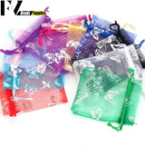 50pcs Organza Bags Drawstring Jewelry Wedding Candy Pouches