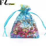 50pcs Organza Bags Drawstring Jewelry Wedding Candy Pouches