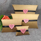 DIY Jewelry Ring Box Kraft Pillow Box