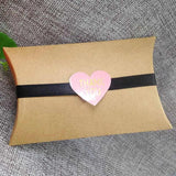 DIY Jewelry Ring Box Kraft Pillow Box