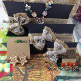 DIY Jewelry Ring Box Kraft Pillow Box