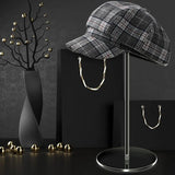 Clear Acrylic Hat Stand Wig Display Holder Jewelry Watch Display Pedestal