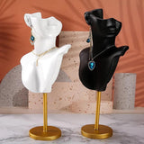 Resin/Metal Earrings Necklace Jewelry Display Mannequin Stand Holder