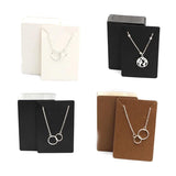 50pcs Necklace Earring Stud Holder Organizer Shelf Jewelry Storage Card