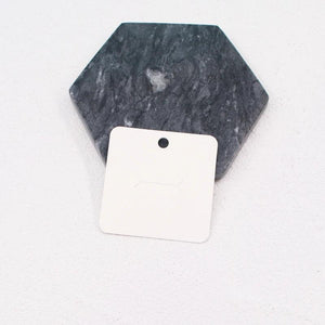 50Pcs/Lot Ring Card 6x6cm Square Jewelry Display Packaging Cards Holders