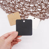 50Pcs/Lot Ring Card 6x6cm Square Jewelry Display Packaging Cards Holders