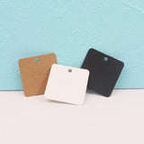 50Pcs/Lot Ring Card 6x6cm Square Jewelry Display Packaging Cards Holders