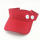 18mm Baseball Snap Button Tennis Cap DIY Hat for Girls