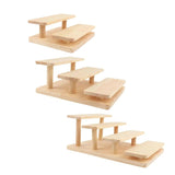 Wood Display Stand Counter Riser Organizer