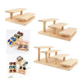 Wood Display Stand Counter Riser Organizer