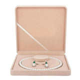 Velvet Jewelry Box Necklace Display Case Wedding Packing