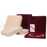 Velvet Jewelry Box Necklace Display Case Wedding Packing