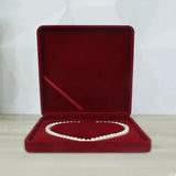 Velvet Jewelry Box Necklace Display Case Wedding Packing