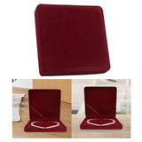 Velvet Jewelry Box Necklace Display Case Wedding Packing