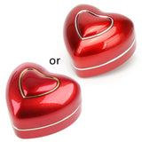 Heart-shaped LED Light Wedding Ring Box