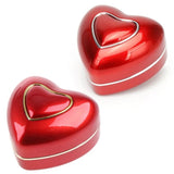 Heart-shaped LED Light Wedding Ring Box