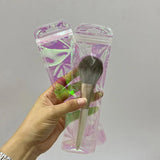 50 Pink Holo Flash Ziplock Bags for DIY Jewelry Crafts