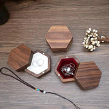 Wooden Jewelry Box Large Capacity Storage Earring Ring Ladies Gift Case
