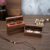 Wooden Jewelry Box Large Capacity Storage Earring Ring Ladies Gift Case