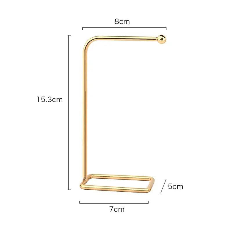 Metal Earring Storage Rack DIY Jewelry Organizer
