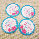 100Pcs Happy Mothers' Tag Paper Label For Mother Gift Thank You Tag