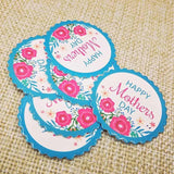 100Pcs Happy Mothers' Tag Paper Label For Mother Gift Thank You Tag