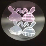 Cartoon Rabbit Plastic Storage Box for Small Objects