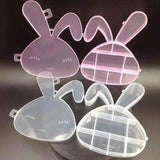 Cartoon Rabbit Plastic Storage Box for Small Objects