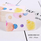100PCS Paper Jewelry Display Earring Cards Hang Label Tag DIY Accessories