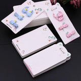 50pcs Cardboard Holder for Jewelry Headband with Multiple Card Slots