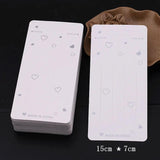 50pcs Cardboard Holder for Jewelry Headband with Multiple Card Slots