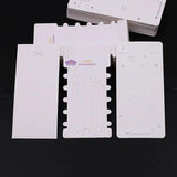 50pcs Cardboard Holder for Jewelry Headband with Multiple Card Slots