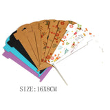 20PCs Geometric Hair Accessories Display Cards Multicolor Jewelry Organizer