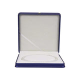 PU Leather Square Crown Necklace Storage Box for Pendants